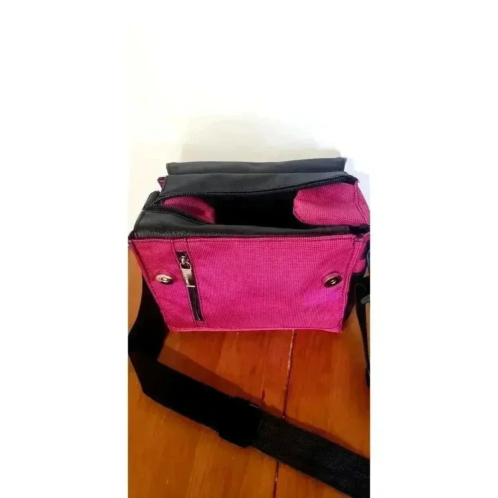 VanGoddy camera bag adjustable strap Magenta‎ crossbody super cute NEW!